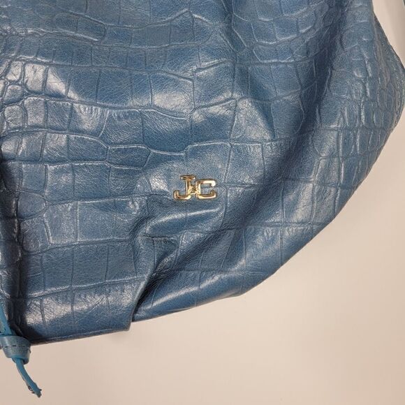 NWT Jacky & Celine Italian Leather Purse. Blue - Picture 5 of 14